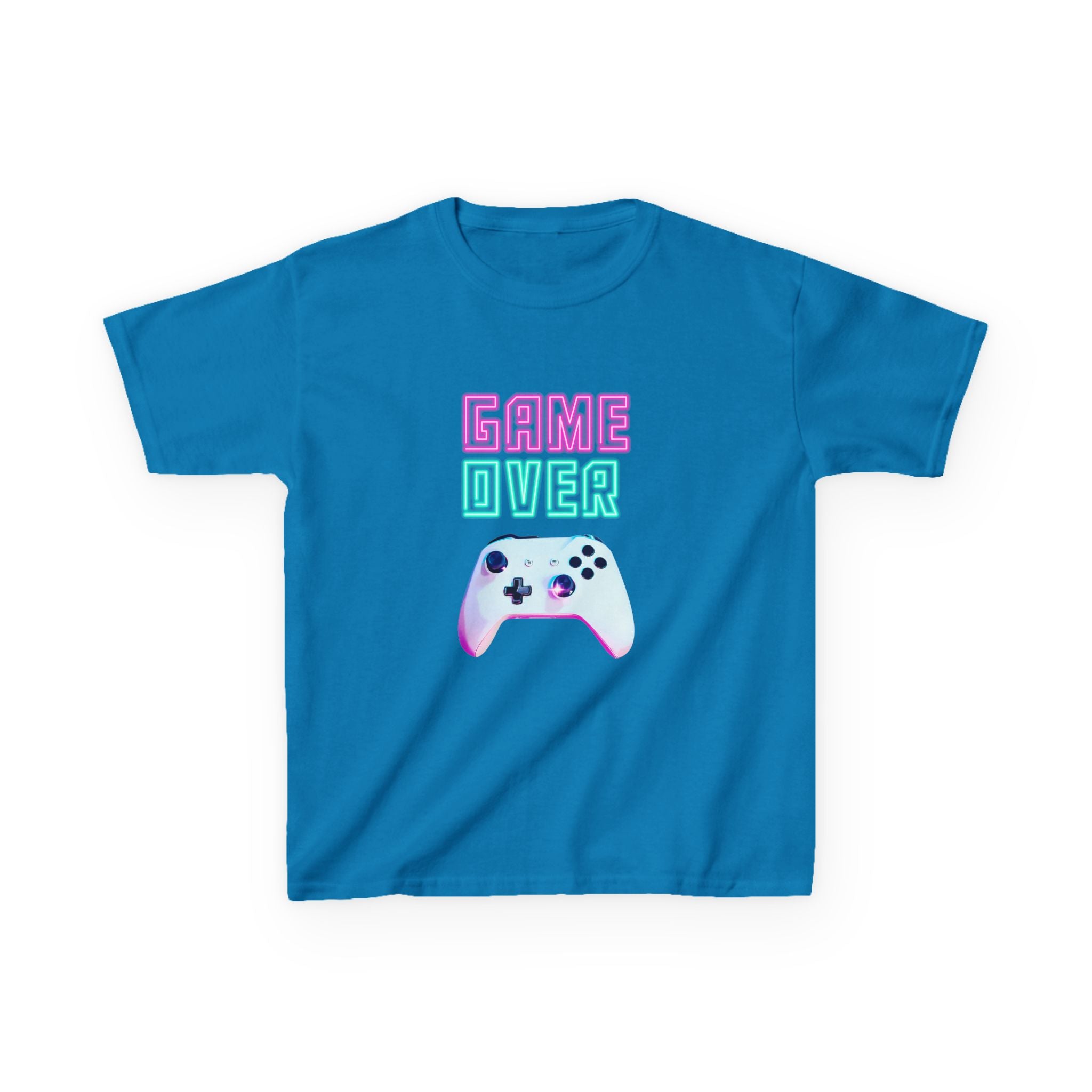 Game Over Kids T-Shirt Pastel Gamer Controller Tee