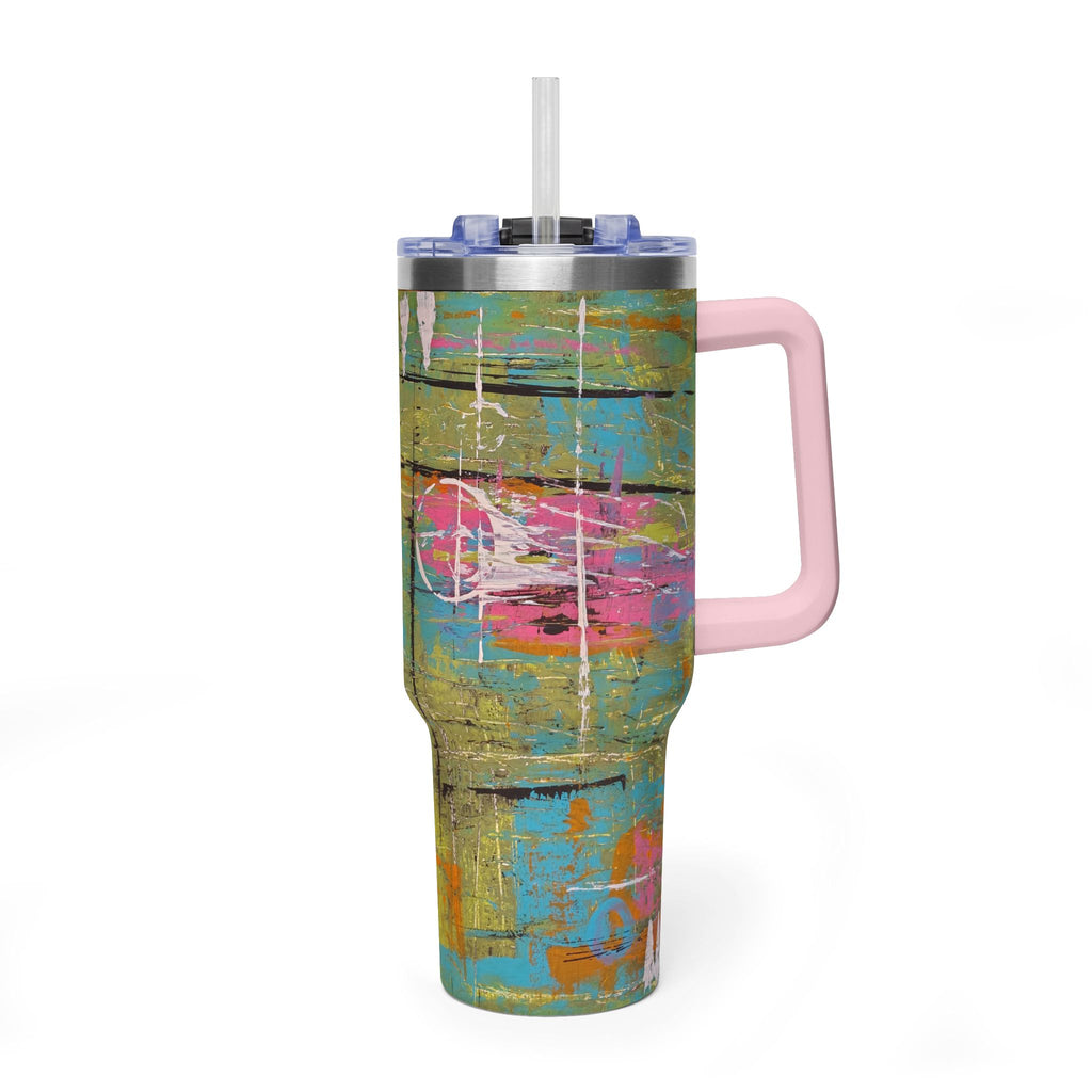 40oz Vacuum Tumbler — 1980's Puke