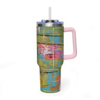 40oz Vacuum Tumbler — 1980's Puke