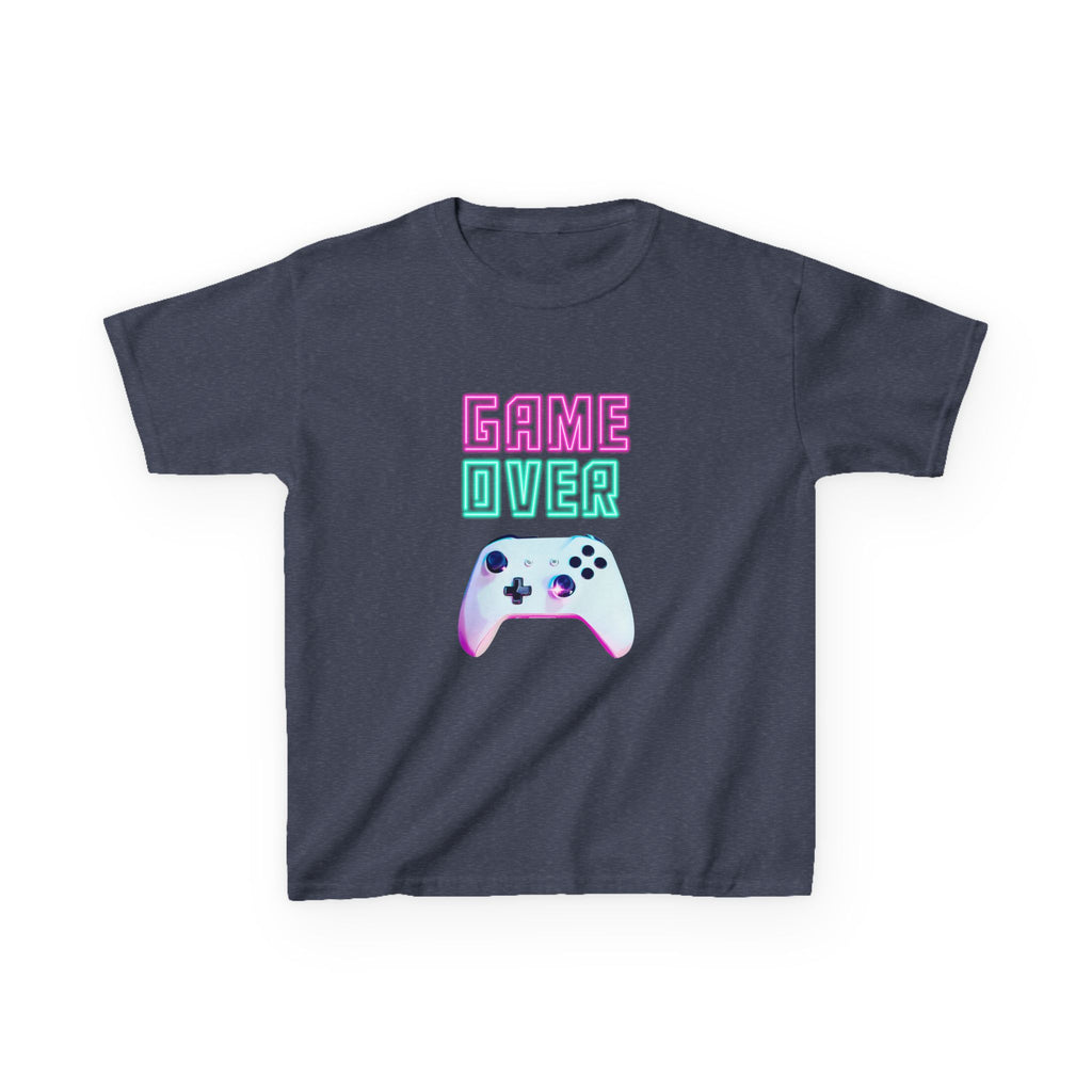 Game Over Kids T-Shirt Pastel Gamer Controller Tee