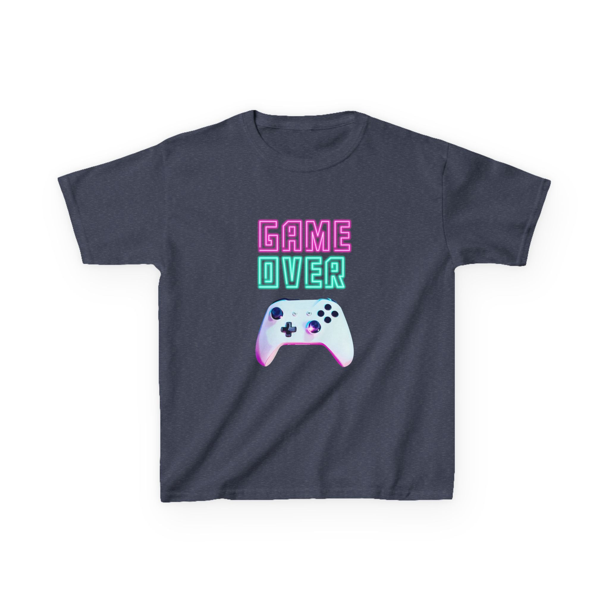 Game Over Kids T-Shirt Pastel Gamer Controller Tee