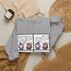 Comic D&D Sweatshirt — Cute Panel Cartoon Crewneck