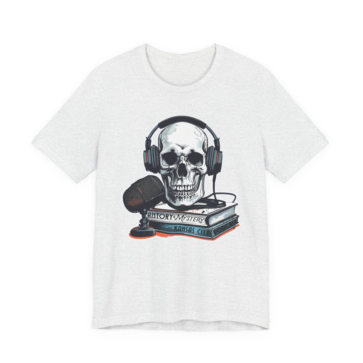 Unisex History & Mystery in Kansas City Podcast Jersey Short Sleeve Tee