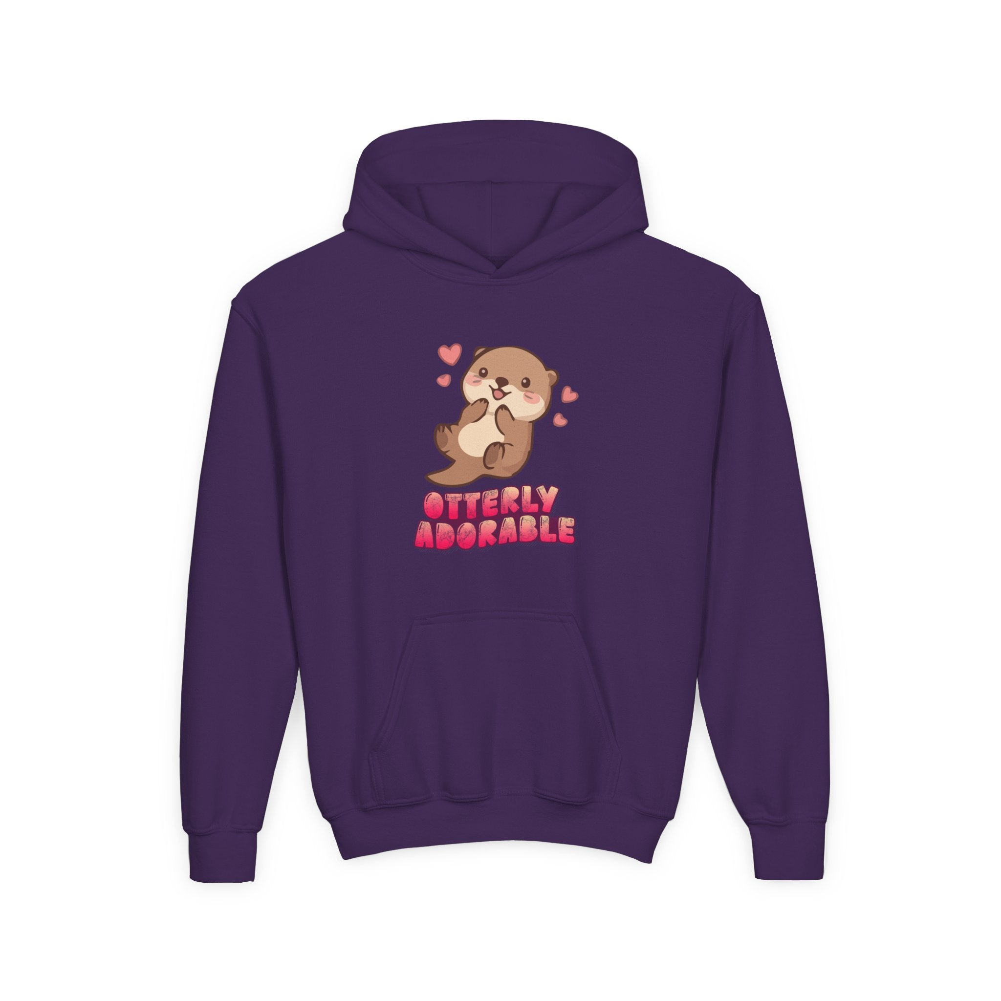 Youth Otterly Adorable Heavy Blend Hooded Sweatshirt