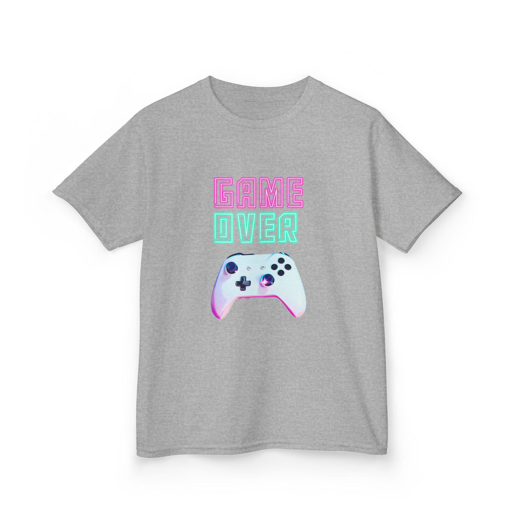 Game Over Kids T-Shirt Pastel Gamer Controller Tee