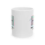 Retro 'Rendering Reality...Please Wait’ Ceramic Mug — Nostalgic 11oz/15oz Coffee Cup