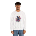 Surreal Raven & Wildflowers Crewneck Sweatshirt