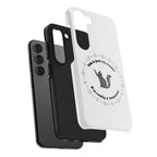 Tough Phone Case — “This Is Just My Avatar, I’m Really a Housecat” Cute Celestial Cat Protective Cover
