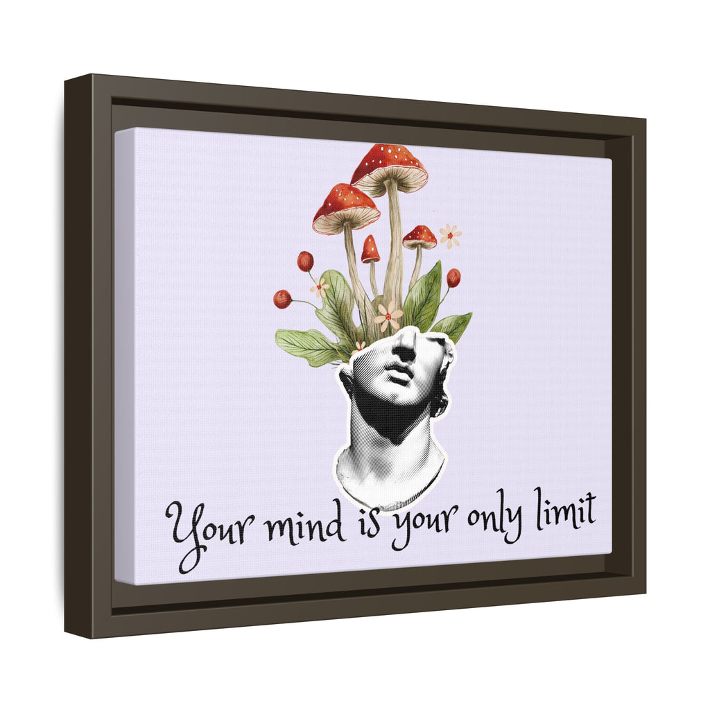 Personalize it! "Your Mind is Your Only Limit" Framed Canvas Wall Art