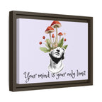 Personalize it! "Your Mind is Your Only Limit" Framed Canvas Wall Art