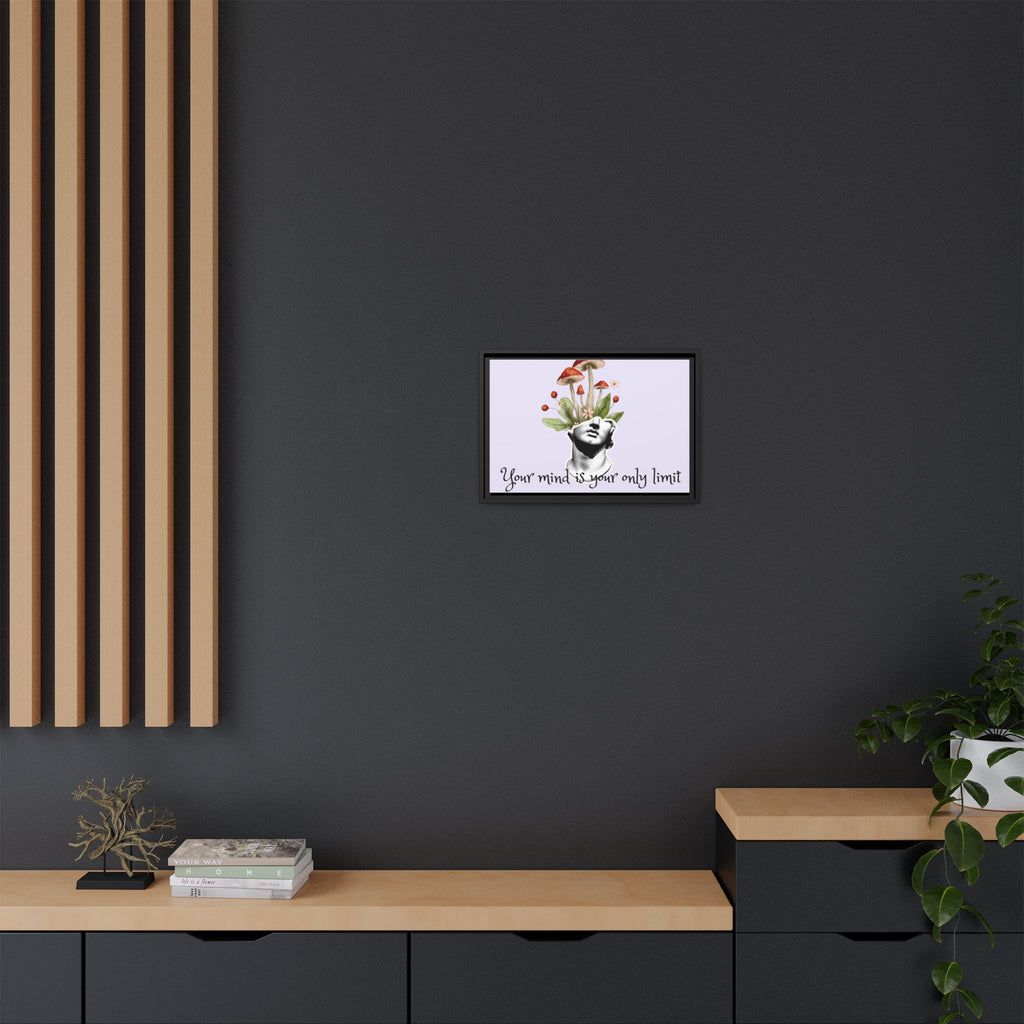 Personalize it! "Your Mind is Your Only Limit" Framed Canvas Wall Art