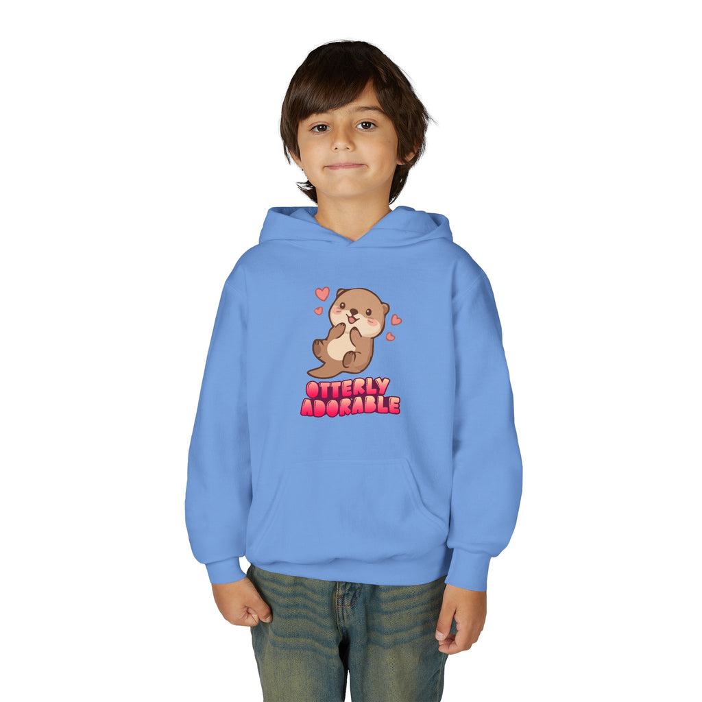 Youth Otterly Adorable Heavy Blend Hooded Sweatshirt