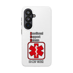 Emotional Support Human Phone Case — 'Do Not Touch' Medical Alert Tough Case