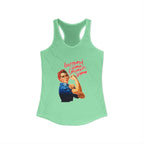Personalize it! Women's Empowered Women Ideal Racerback Tank