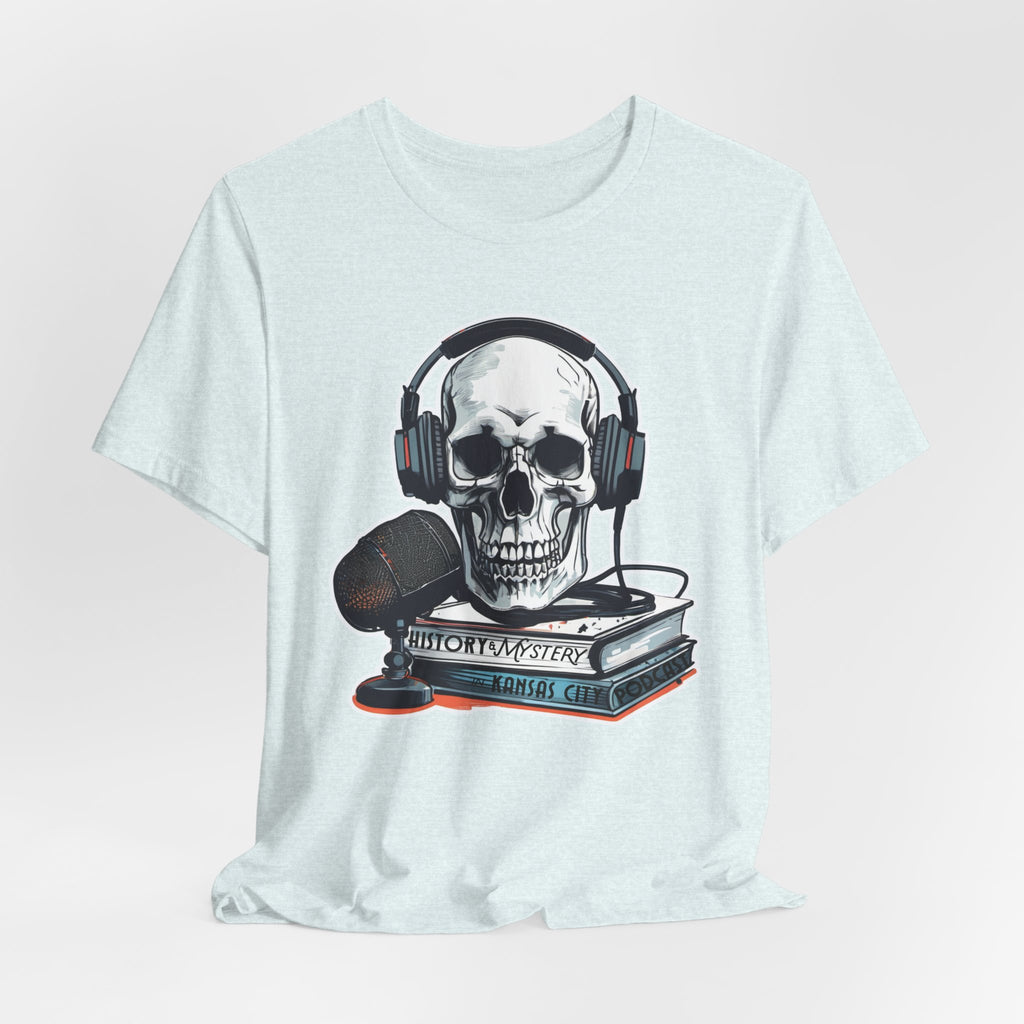 Unisex History & Mystery in Kansas City Podcast Jersey Short Sleeve Tee