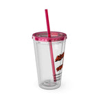 Always Time for True Crime Tumbler with Straw, 16oz