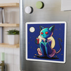 Alien Cat Die-Cut Magnet