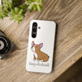 Cute Corgi “Boop-da-Snoot!” Tough Phone Case — Protective Dog Phone Cover