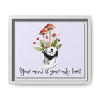 Personalize it! "Your Mind is Your Only Limit" Framed Canvas Wall Art