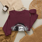 Classical Statue Ink-Splash Crewneck Sweatshirt