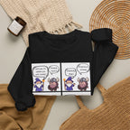 Comic D&D Sweatshirt — Cute Panel Cartoon Crewneck
