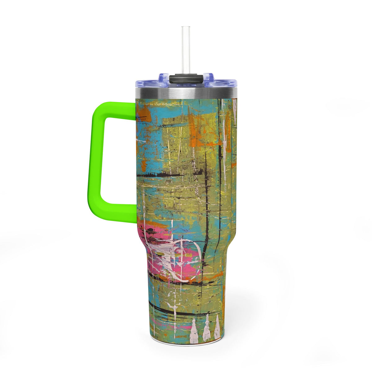 40oz Vacuum Tumbler — 1980's Puke