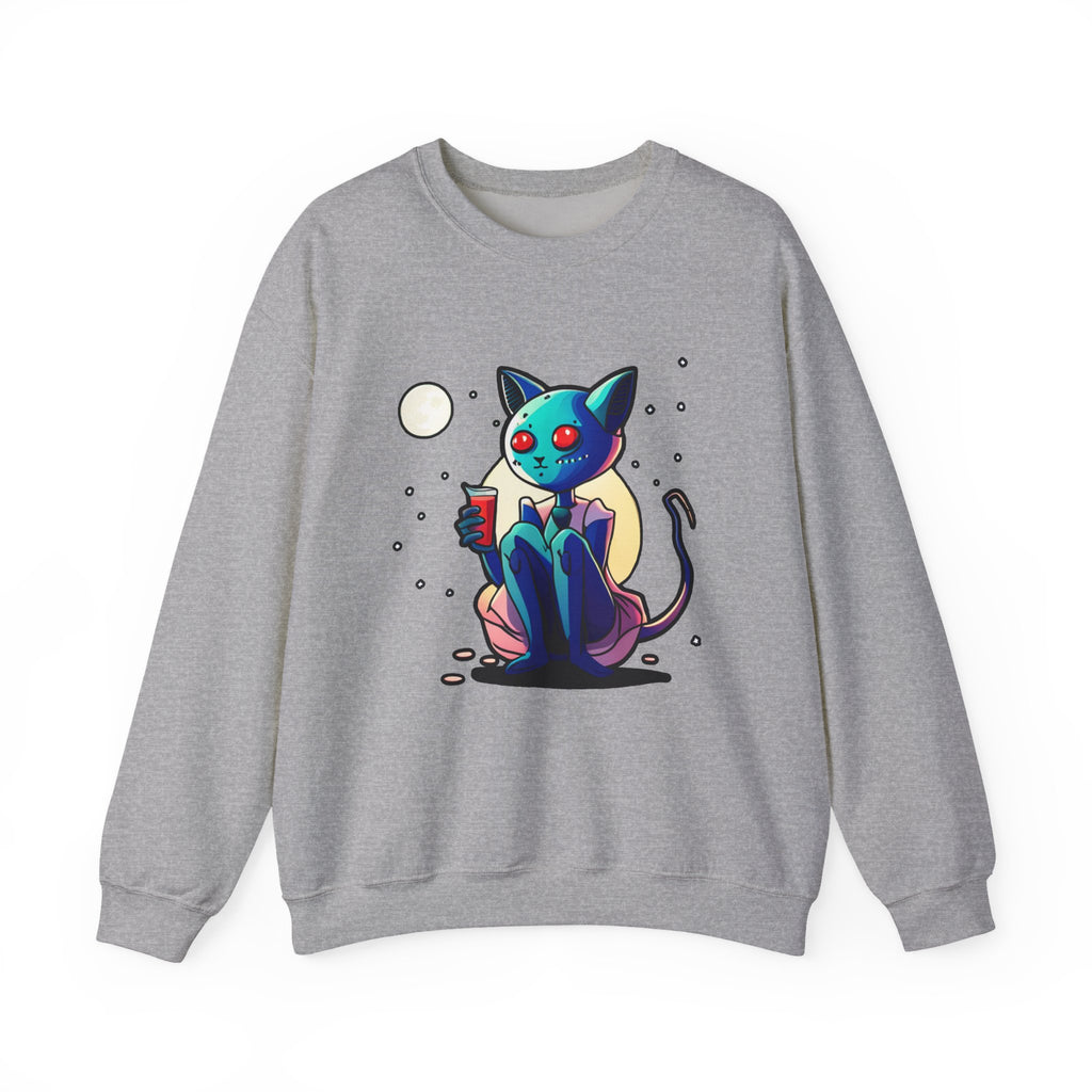 Alien Cat Crewneck Sweatshirt