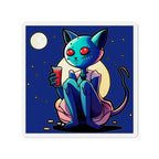 Alien Cat Die-Cut Magnet
