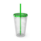 Always Time for True Crime Tumbler with Straw, 16oz
