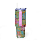40oz Vacuum Tumbler — 1980's Puke