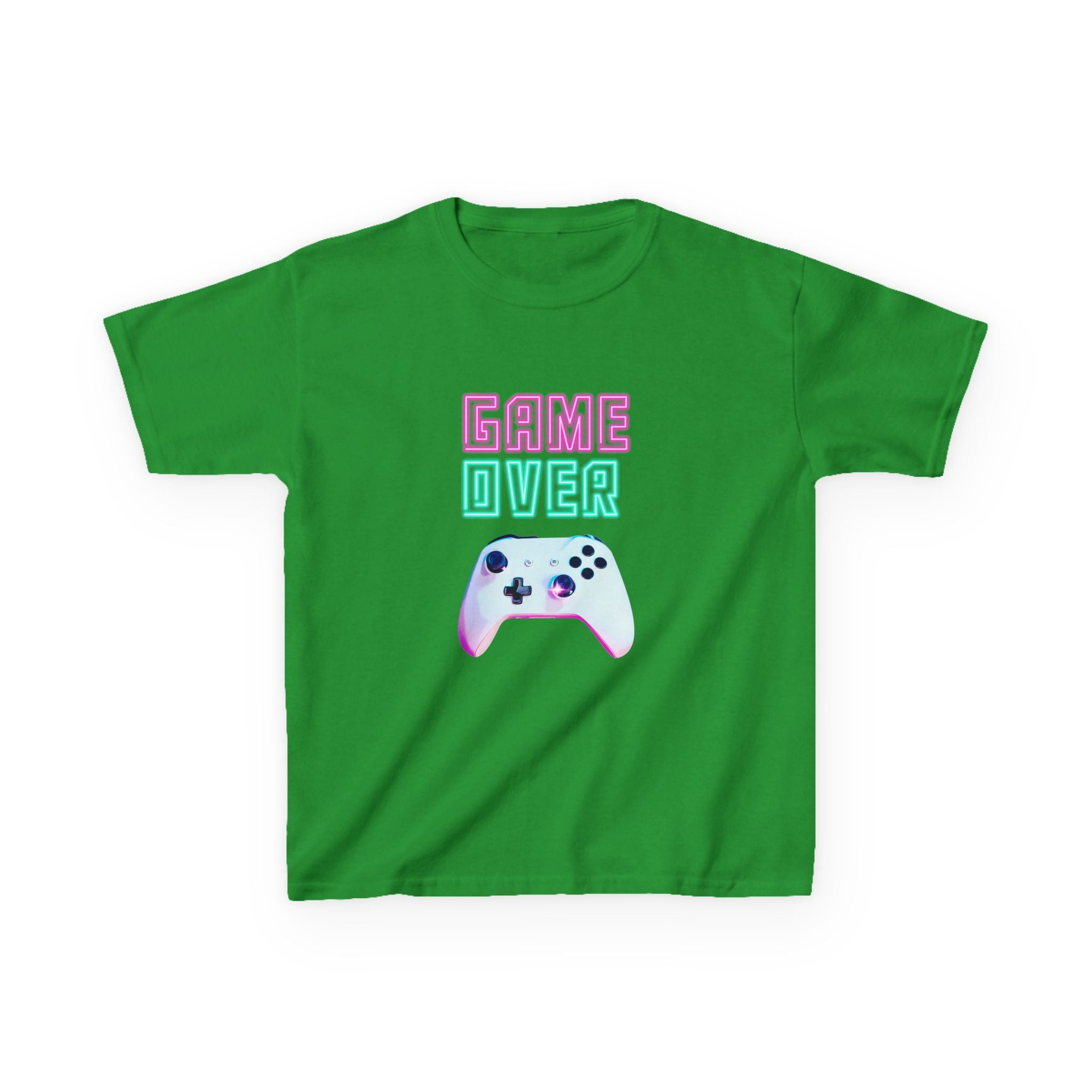 Game Over Kids T-Shirt Pastel Gamer Controller Tee