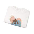 Bohemian Crewneck Sweatshirt — Floral Abstract Vintage Vibe
