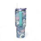 Nessie Waves 40oz Vacuum Tumbler — Insulated Travel Mug