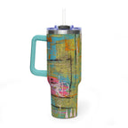 40oz Vacuum Tumbler — 1980's Puke