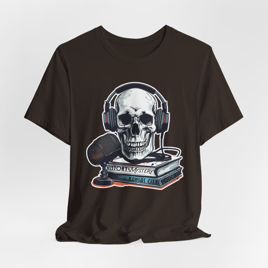 Unisex History & Mystery in Kansas City Podcast Jersey Short Sleeve Tee