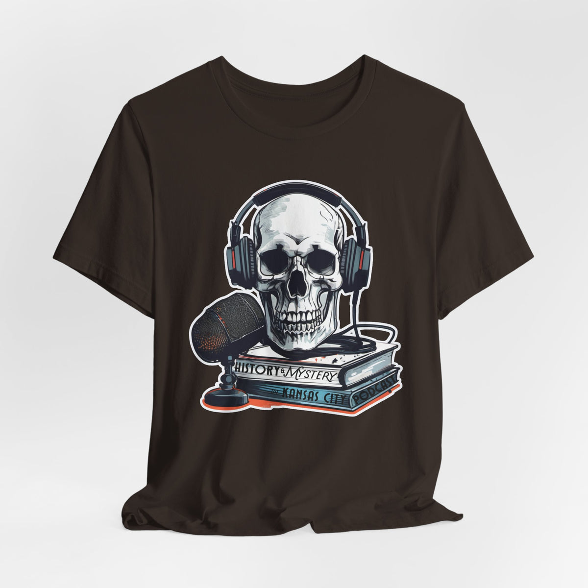 Unisex History & Mystery in Kansas City Podcast Jersey Short Sleeve Tee