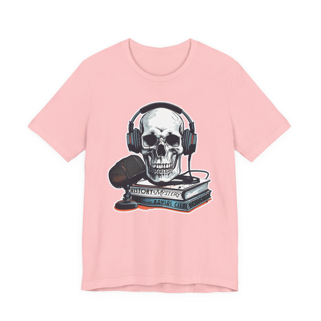 Unisex History & Mystery in Kansas City Podcast Jersey Short Sleeve Tee