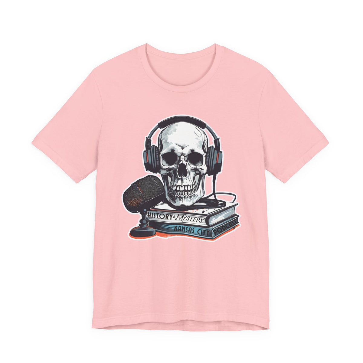 Unisex History & Mystery in Kansas City Podcast Jersey Short Sleeve Tee