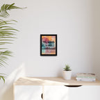 Personalize it! "My Worth is Not Conditional" Framed Matte Canvas Print Motivational Wall Art
