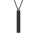 Personalize it! Engraved Vertical Bar Necklace