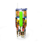 40oz B-Movies Retro Horror Poster Vacuum Tumbler
