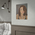 Rolled Poster — Portrait "Freckled Girl" Art Print