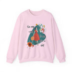 Crewneck Sweatshirt — "On My Way to Not Give a Shit" Retro Graphic