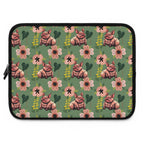 Laptop Sleeve — Green Garden & Squonk Pattern