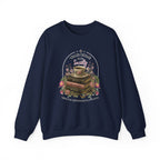 True Crime Book Club Sweatshirt — "True Crime & Tea" Vintage Stack Design