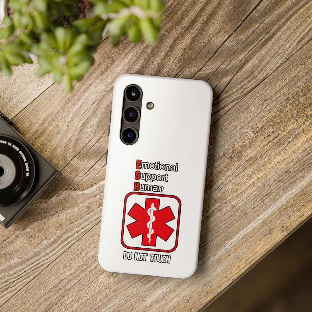 Emotional Support Human Phone Case — 'Do Not Touch' Medical Alert Tough Case