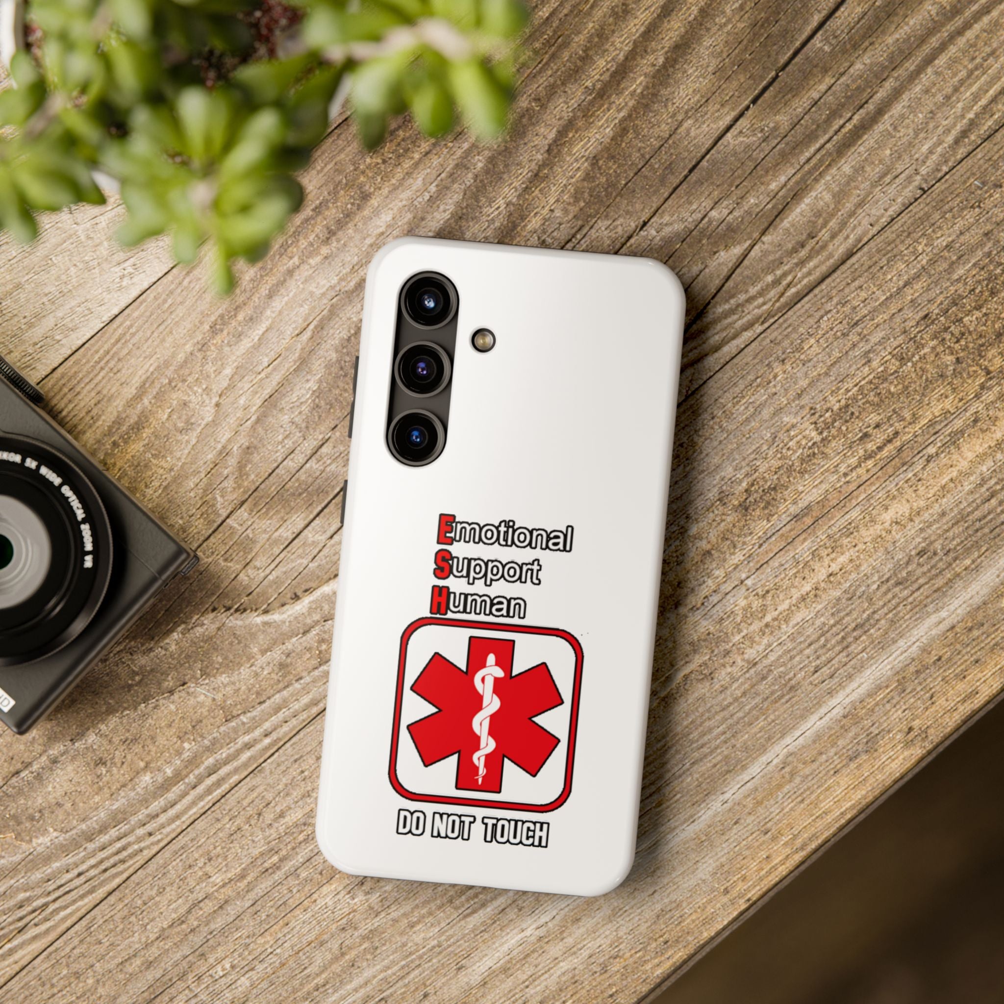 Emotional Support Human Phone Case — 'Do Not Touch' Medical Alert Tough Case