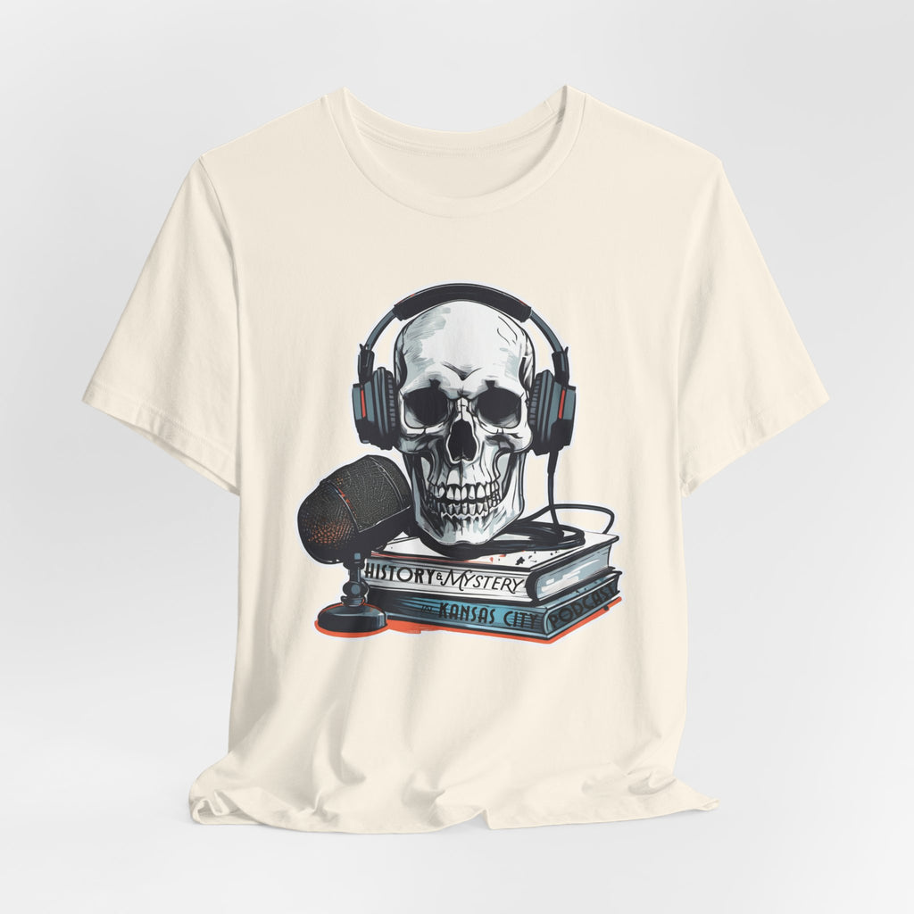 Unisex History & Mystery in Kansas City Podcast Jersey Short Sleeve Tee