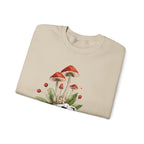 Mushroom Head Art Sweatshirt — Surreal Botanical Crewneck