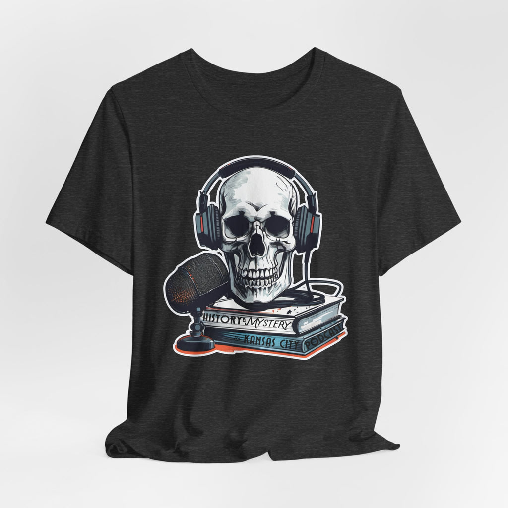Unisex History & Mystery in Kansas City Podcast Jersey Short Sleeve Tee